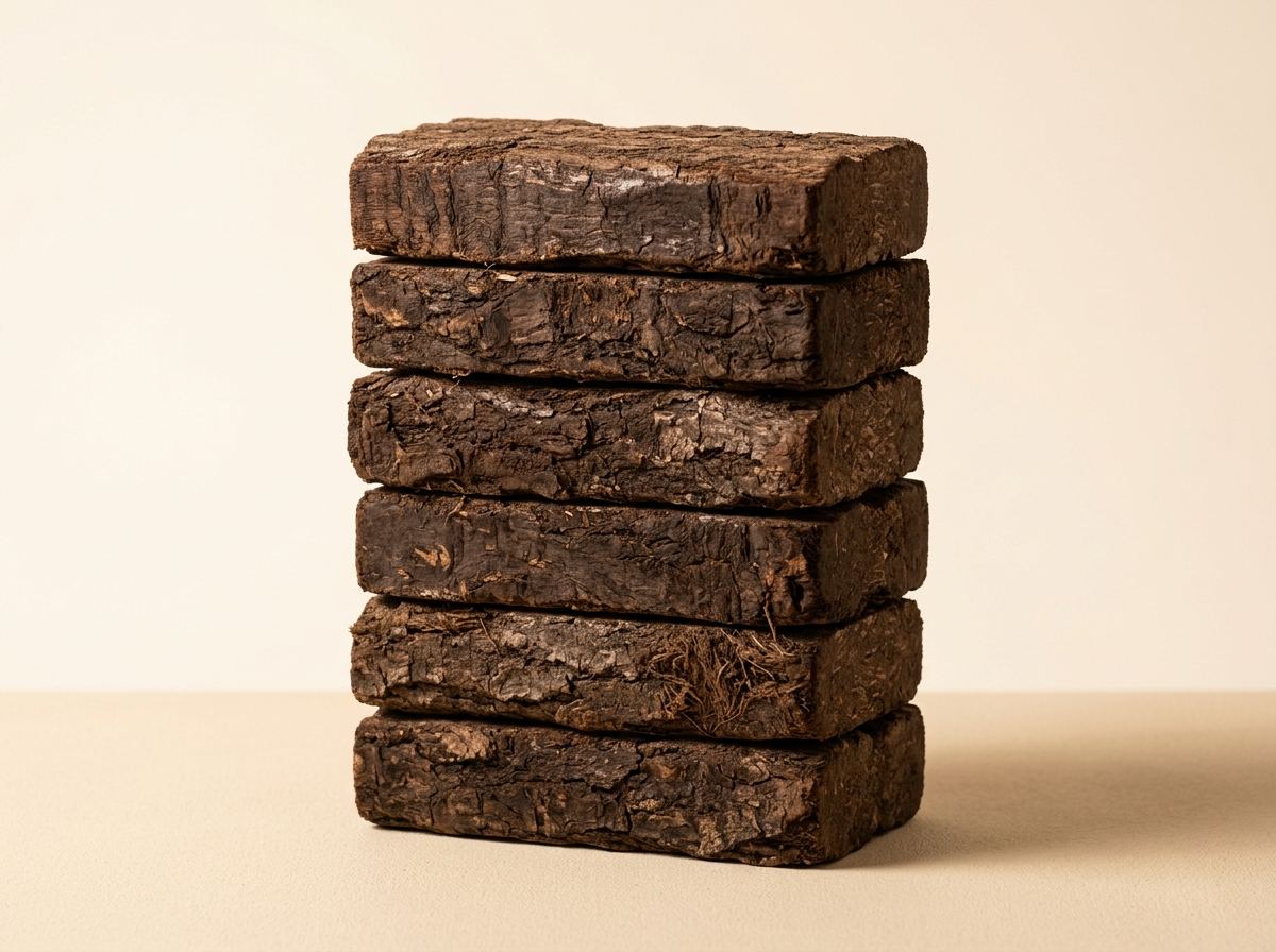 Rindenbriketts - 100% verdichtete Naturrinde