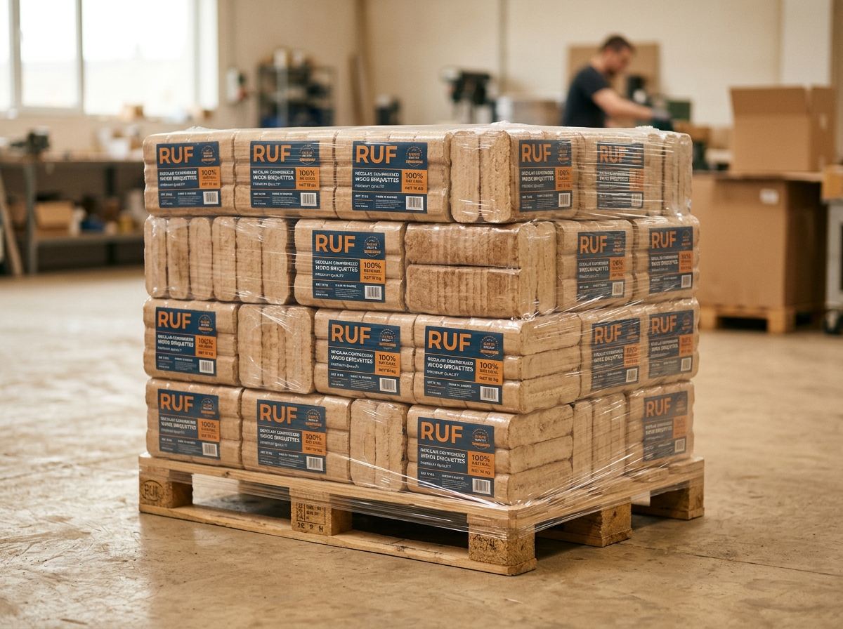 Conditionnement de Briquettes RUF